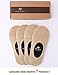 VERO MONTE 4 Pairs SPORTS No Show Socks Women - Cotton Liner Socks (NUDE, 6-7.5)