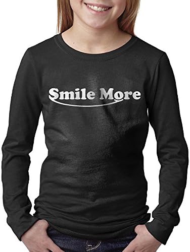 Smile More Youth Long Sleeves T Shirt Cool T