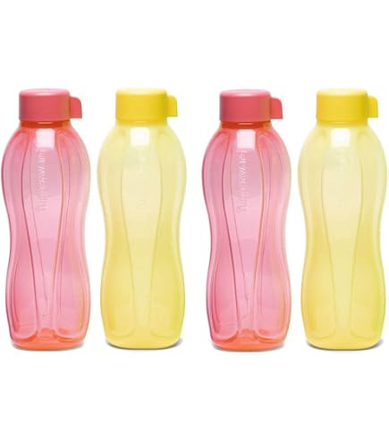 Amazon.com: Tupperware Aqua Safe ECO Sports Water Bottles 500 ml