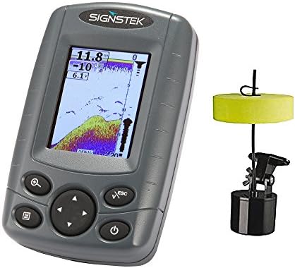 Signstek FF-003 Portable Fish Finder Outdoor Fishing Tool Sonar Sensor Boat Depth Locator With LCD Display