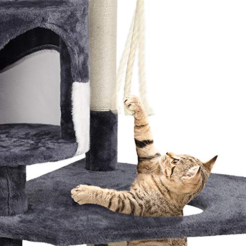 Yaheetech 79in MultiLevel Cat Trees with SisalCovered Scratching