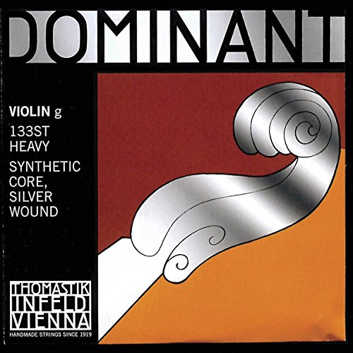 Thomastik-Infeld 133st Dominant Violin String, Single G String, Stark (Heavy) Tension, 133, 4/4 Size, Silver Wound