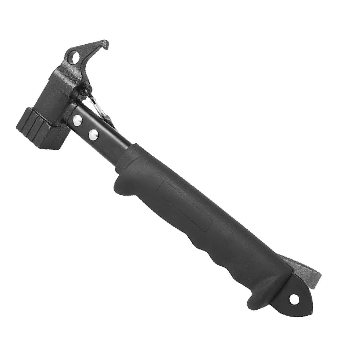 Azarxis Camping Hammer Multifunctional Tent Mallet for Hiking Tent Peg Puller Iron Steel Tent Stake Remover with Hook (Black)