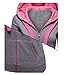 Fly Feeling Womens Plain Hoodie Hooded Zip Zipper Top Sweat Shirt Jacket Sweater Hoody