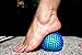 Webb Compression Spiky Massage and Lacrosse Ball Combo Pack Foot, Back, Foot, Neck, Deep Tissue Trigger Point Muscle Therapy, Myofascial Release - Includes a Free EBOOK (Green/Blue)