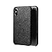 2Pcs iPhone X Case, Fabric Flannelette Slim PC Phone Cover, Anti-Cold Protective Case For 2018 iPhone 10 - Black