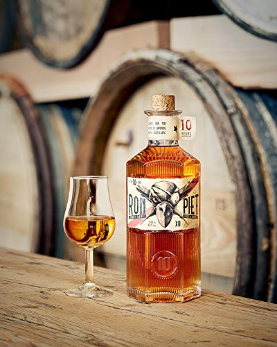 RON PIET RUM | 10 Jahre alter Rum aus Panama mit feinstem Rohrzucker | Single Barrel Rum aus Bourbon-Fässern | In Sechskant-Flasche | 1 x 0.5 l – Bild 3