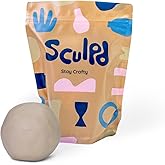 Sculpd Air Dry Clay - Premium Sculpting & Modeling Clay for Arts and Crafts - Self-Hardening Soft Clay for Adults, Teens, Kid