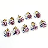 10 Pcs 3D Design Charm Rhinestones Crystal Nail Art Tips Manicure DIY Decoration