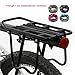 SunRise Upgrade Shelf 160 Lb Capacity Adjustable Bike Cargo Rack Luaggage Shelf Bike Equipment