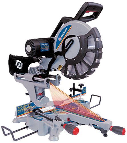 King Canada 8390N 12-Inch Sliding Dual Compound Miter Saw with Twin Laser