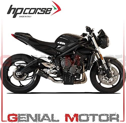 XTRGP1017BR-AB Exhaust Hp Corse Gp07 Grid Black Street Triple 765 2017 17
