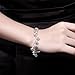 Cutesmile Fashion Jewelry 925 Sterling Silver Bells Chain Adjustable Bracelet/Anklet for Women