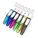 Mokale 6 Pcs Transparent Salon Croc Clips Hair Styling Clips-Sectioning Plastic Alligator Hair Clip DIY Accessories Hairpins-hairgrip for Women and Girls