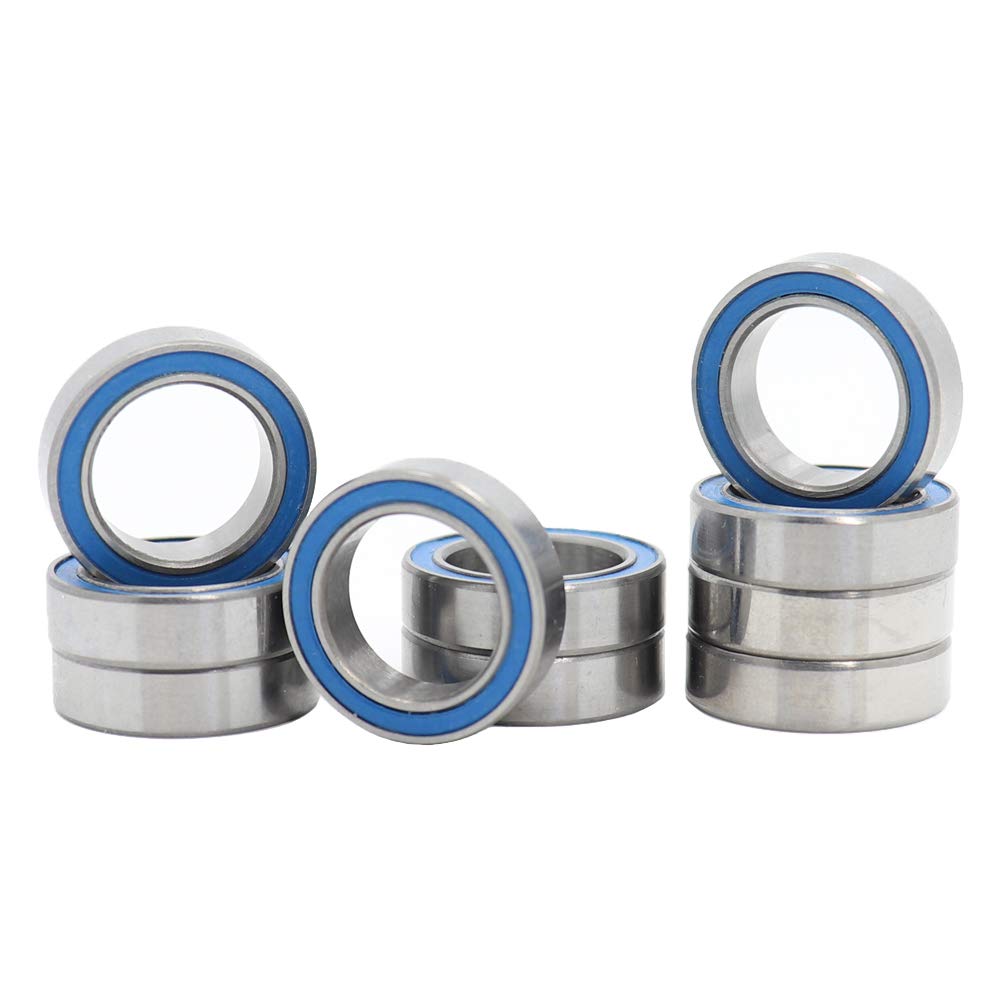 6701RS Ball Bearing 12x18x4mm,12x18 ABEC-3 Blue Rubber Sealed Precision Ball Bearings (Pick of 10pcs)