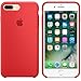 Apple Silicone Case for iPhone 7 Plus - Red