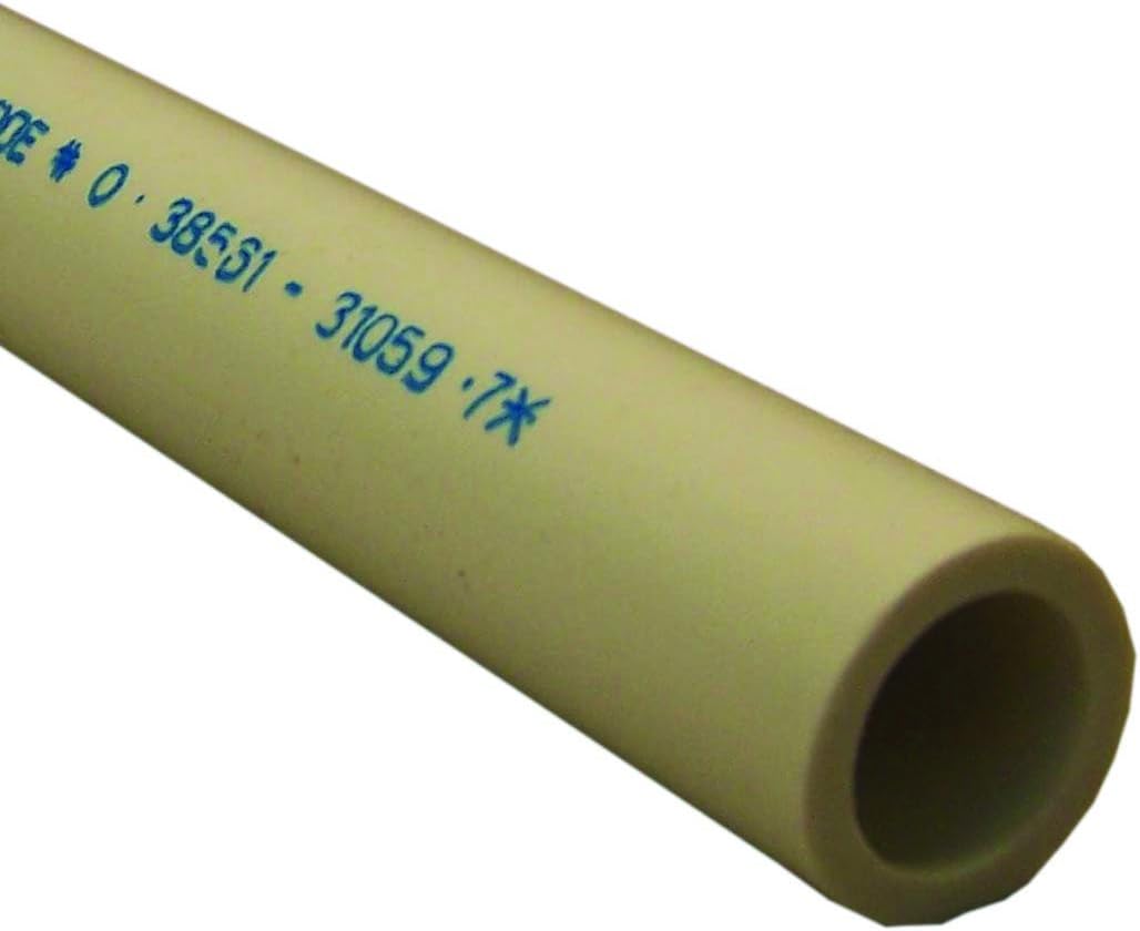 Generic PVC Pipe Schedule Sch 40 1/2 Inch (.5) 2 Ft / 1/2 Inch