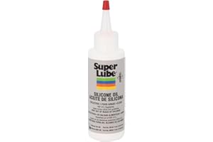 Super Lube Silicone Oil High & Low Temp CST (Clear, 4oz Bottle) | NSF Certified Food Grade & Clean | High and Low Temp Stable