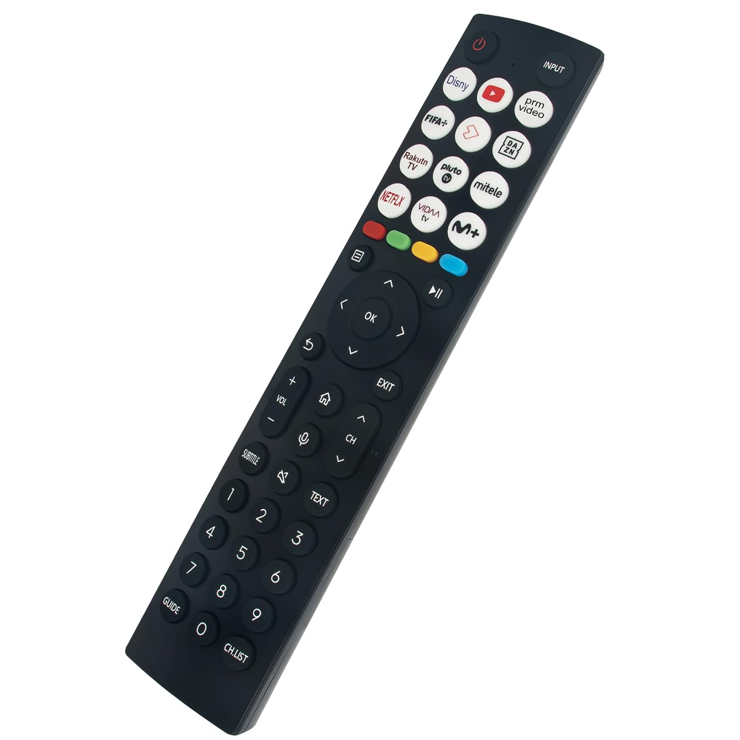 VINABTY Replacement Remote Control Fit for Hisense QLED TV 75E7KQ PRO 65E7KQ PRO 55E7KQ PRO 75E7KQ PRO; 75E77KQ PRO; 75E78KQ PRO; 75E79KQ PRO; 75E7KQTUK PRO; 75E77KQTUK PRO