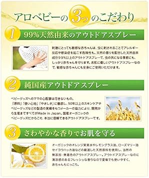 Amazon Co Jp アロベビー アウトドア スプレー 110ml 1本 ディート不使用 無添加 オーガニック 赤ちゃん こども ドラッグストア