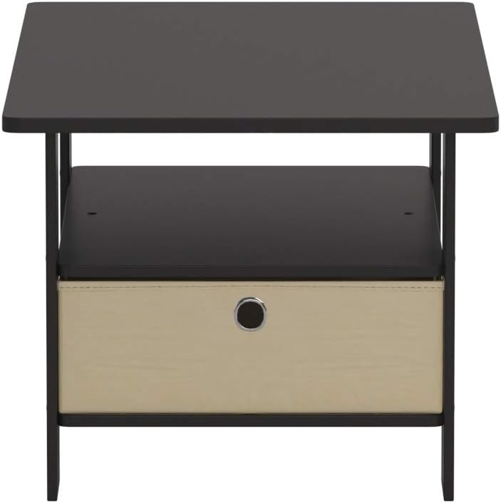 Furinno Coffee Table with Bins, Espresso/Brown: Kitchen & Dining