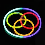 Vicloon 100 Glow Sticks with Connectors Neon Party Lights for Bracelets view 4