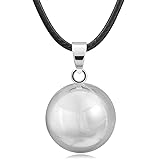EUDORA Harmony Ball Necklace Chime Pendant Silver