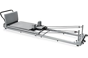 piothioh Pilates Reformer Machine - Foldable Pilates Reformer for Home Gyms Pilates Equipment for Home Workouts- Weight Capacity Up to 330Lbs