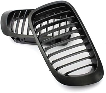 Nieren Kuhlergrill Fur 3 Serie E46 Coupe Cabrio M3 Look Grill In Matt Schwarz Amazon De Auto Motorrad