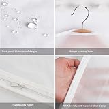URMI Garment Bags 60x160 cm 6-Pack Breathable Long Dress Cover Clear Zippered view 3