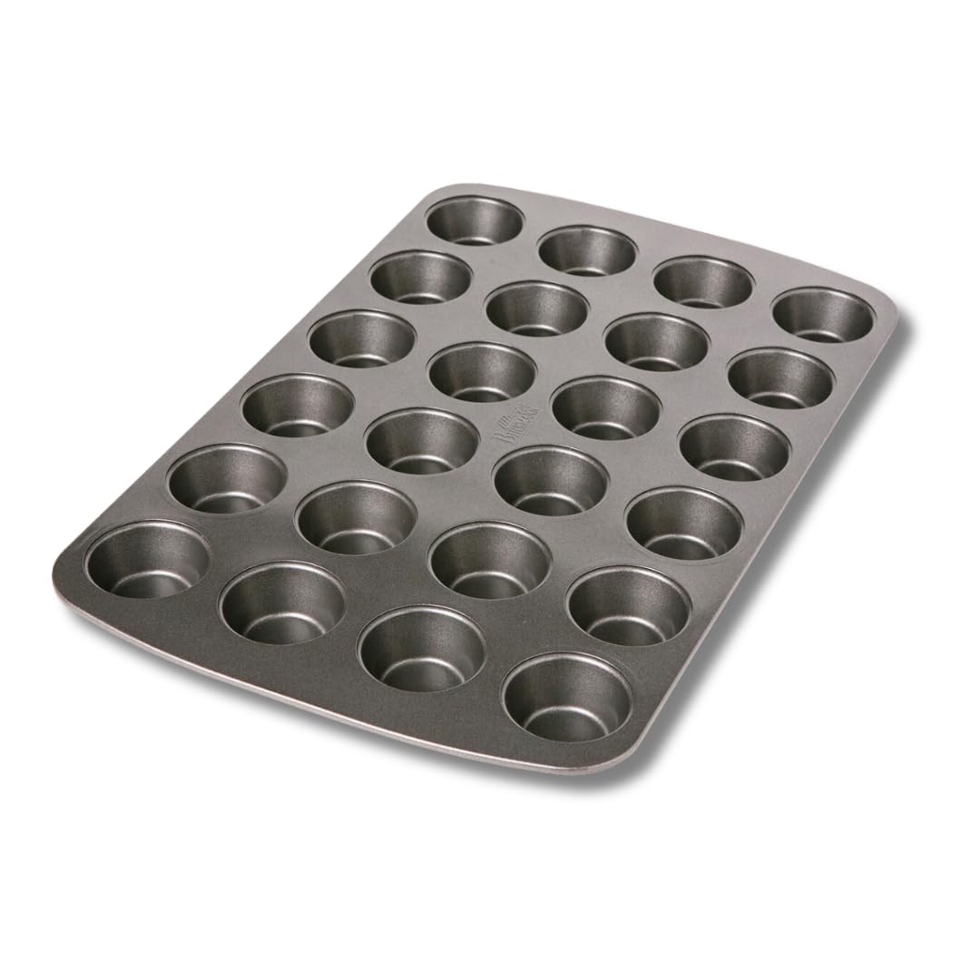 RBV Birkmann Mini-Muffinform Easy Baking, 24er, Antihaftbeschichtung, Backform