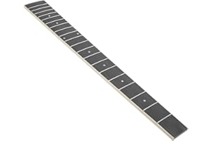 IMIKEYA Technical Wooden Guitar Fingerboard Replacement 41-inch Acoustic Guitar Fretboard with White Binding