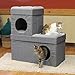 Kitty City Large Stackable Cat Condo, Cat Cube, Cat House, Pop Up Bed, Cat Ottomanthumb 2