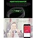 Heart Rate Monitor Fitness Trackers,007plus Bluetooth 4.0 Pedometers Sleep Monitor Activity Trackers for Android iOS Smartphone (Black)