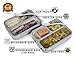 Deluxe Bento Lunch Box Set, 2 Leakproof Containers With 3 Compartments, FDA Approved and BPA-Free Meal Box For Adults and Children, Ideal For Food Prep and Meal Planning, By Bowlfarm