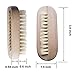 2 pcs/set Touch Me Two sided Natural Boar Bristle Wooden Manicure Nail Brush ( 2 pack)
