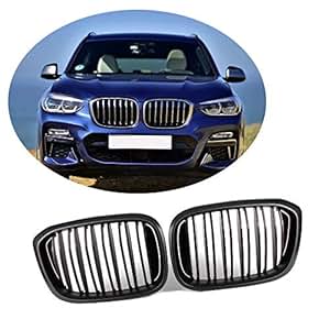Amazon.com: MCARCAR KIT Front Grille fits BMW X3 G01 X4 G02 2018-2019 ABS Replacement Bumper ...