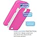 Tekcoo for Galaxy S4 Case, [Tmajor Series] [White/Pink] Shock Absorbing Hybrid Rubber Plastic Impact Defender Rugged Slim Hard Case Cover Shell for Samsung Galaxy S4 S IV I9500 GS4 All Carriers
