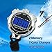 LAOPAO Stopwatch,1/100th Second 2 Lap Memory, Clock Daily Rainproof Digital Timer for Sports Match,Competition,Coach,Referee,Training,Timing