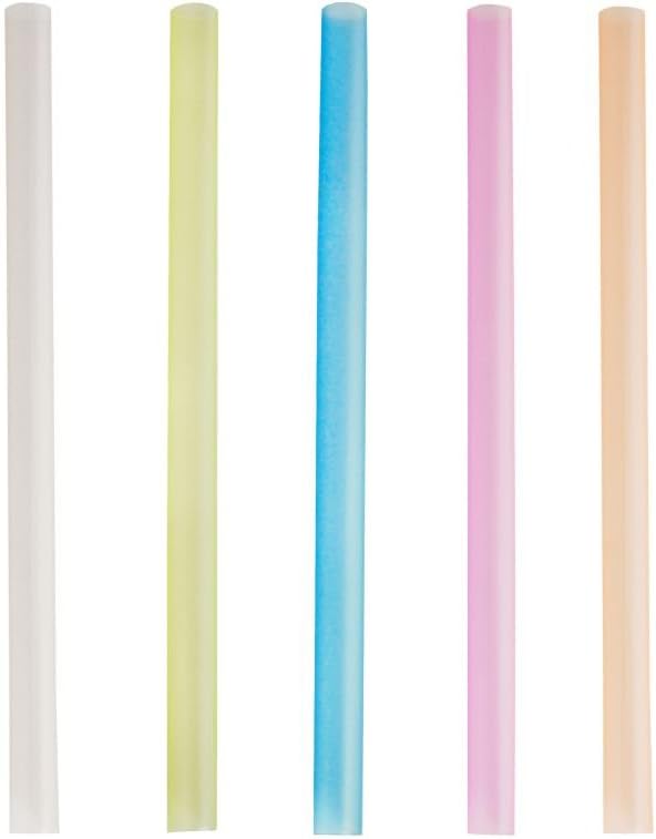 Papstar 81789, 200 Bubble Tea Straws, Diameter 12 mm, 20 centimeter, "coloured"