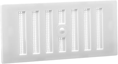 Map Adjustable Air Vent With Flyscreen 6x3 White Hit & Miss