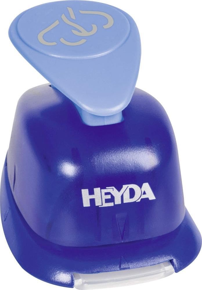 Heyda Motif Punch, Large Motif Size: Approx. 2.5 cm Theme: Double Heart Doppelherz — image 1