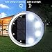 outdoor goods Upgraded Solar LED Garden Outdoor In-ground Lights Patio Yard Lawn Driveway Bright White 2019 Version 4 Pack