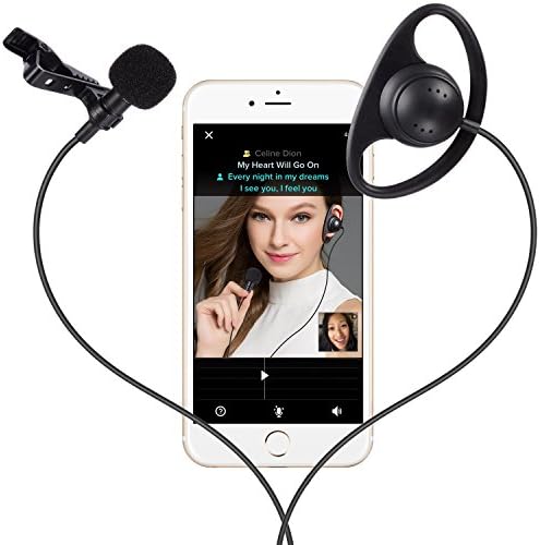 Music Recording Set, PChero Mini Portable Recording Condenser Microphone and Headset Kit for iPhone, iPad, iPod, Perfect for KTV Smule app Singing, YouTube Recording, WhatsApp Chatting