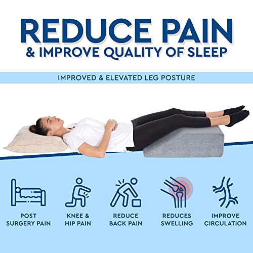 elevated leg wedge pillow