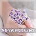 Unicra Wedding Hair Pins for Women Decorative Bridal Wedding Hair Accessories for Brides and Bridesmaids Pack of 20 (Purple)