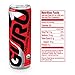 GURU Organic Energy Drink – Delicious-Tasting, Vegan, Non-GMO Natural Energy – Experience All Day Energy Without the Jitters, Rush or Crash – 4 x 8oz/250ml Cans