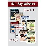 RJ - Boy Detective Books 1-8: Fun Short Story Mysteries for Children Ages 9-12