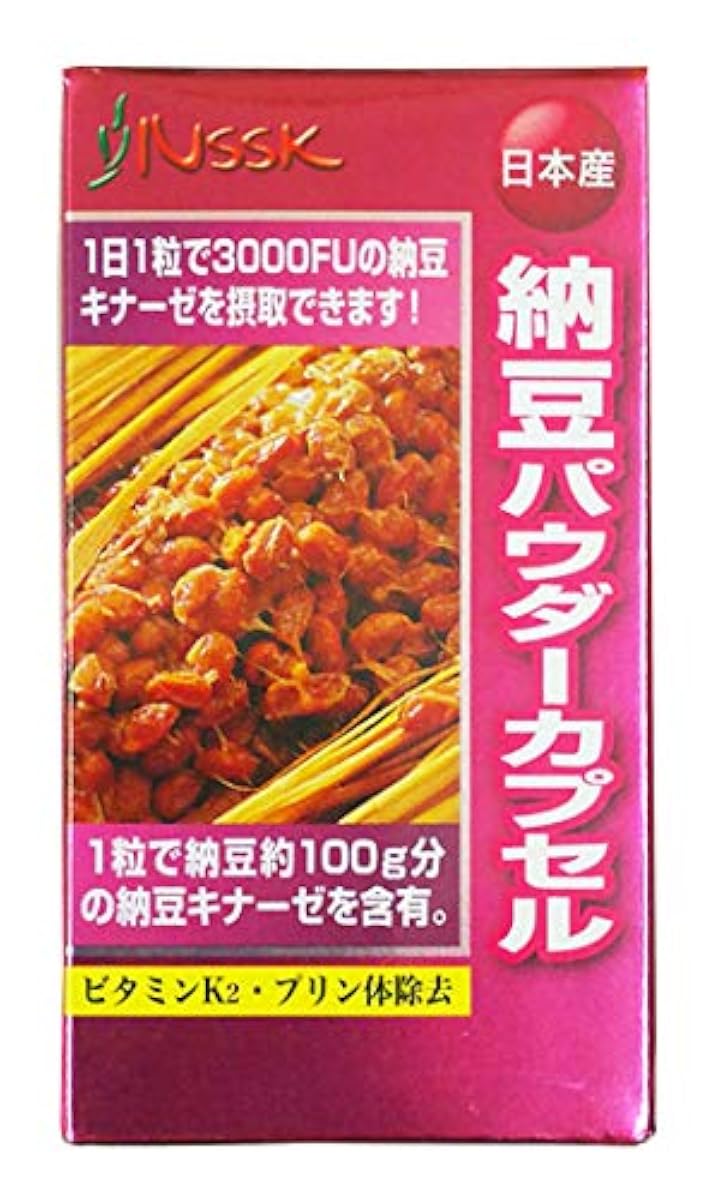 [해외] Natto Powder Capsules 60 Grain