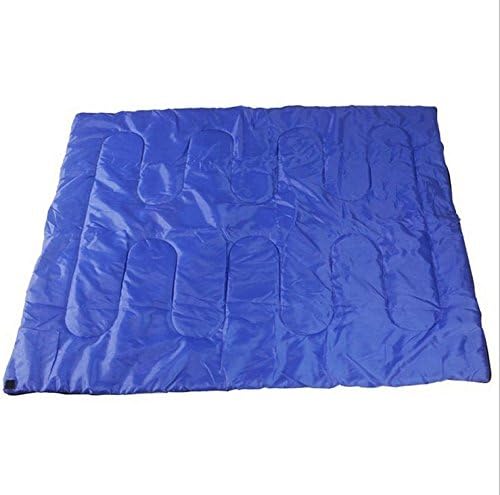 Camp Life Youth 710228911131 Heat Preserving Single Envelope Cotton Sleeping Bag without Cap, Blue, 71 x 30"